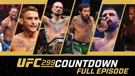 UFC 299 Countdown .